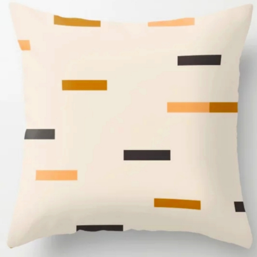 Two NEW Pillows (2) Society6 Throw Pillows (In Packaging)